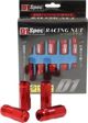 MTuning F Nakretki D1SPEC Replica EW M12x1.25 Red