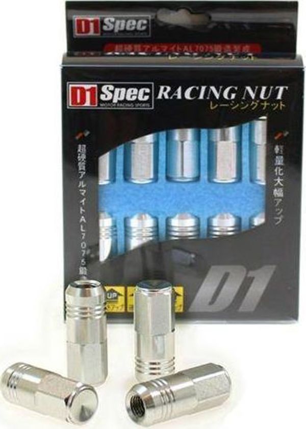 MTuning_F Nakretki D1SPEC Replica EW M12x1.5 Silver
