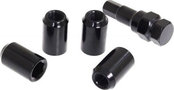 MTuning Παξιμάδια περαστά M12x1.25 μήκος 32mm μαύρα
