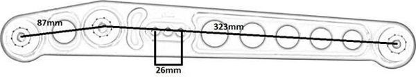 MTuning Wahacze tylne dolne Honda Civic 96-00 LCA