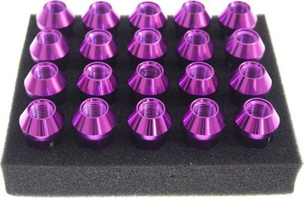 MTuning_F Nakretki JBR 50mm M12 x1.25 PURPLE