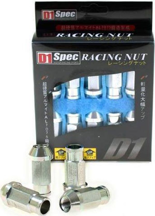 MTuning F Nakretki D1SPEC Replica Race M12x1.5 ασημί