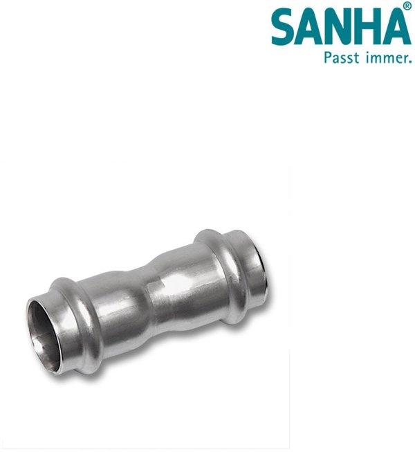 Σύνδεσμος SANHA Nirosan Γωνία 90° d108 από Ανοξείδωτο Ατσάλι, για Συστήματα Ύδρευσης και Θέρμανσης