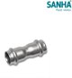 Σύνδεσμος SANHA Nirosan Γωνία 90° d108 από Ανοξείδωτο Ατσάλι, για Συστήματα Ύδρευσης και Θέρμανσης