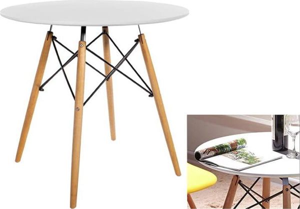 Mufart Στρογγυλό τραπέζι ETT 60cm Λευκό