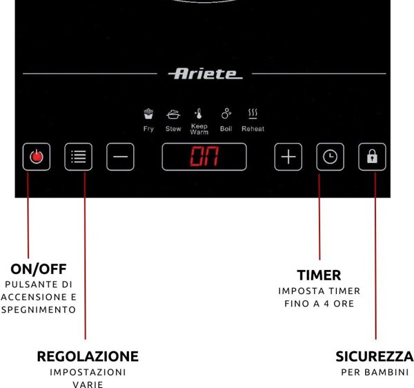 Πολυμάγειρας Ariete 1997/00 Perfect Cook, Πολλαπλών Λειτουργιών, Μαύρο/Inox