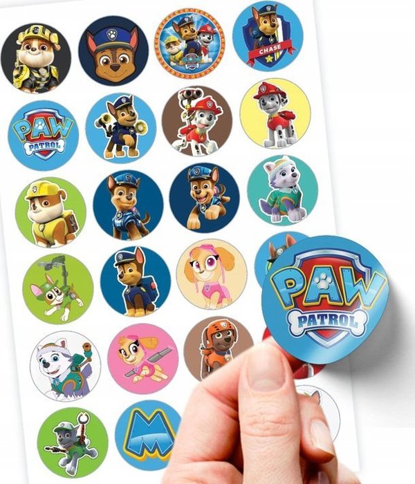 Multiprint Paw Patrol Σετ Σφραγίδες για Κορίτσια, 5 Τεμάχια με Κηρομπογιές, Μη Τοξικό, 3+ Ετών