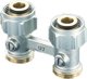 Oventrop Multiflex F Διπλή Ευθεία Σύνδεση Καλοριφέρ για Θερμαντικά Σώματα (DWZ)