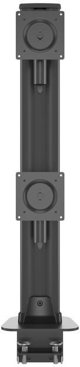Multibrackets M VESA Deskmount HD Dual Vertical Widescreen 32" - 50", Clamp/Bolt-through, 48 kg, 81.3 cm (32"), 127 cm (50"), 100 x 100 mm, Black