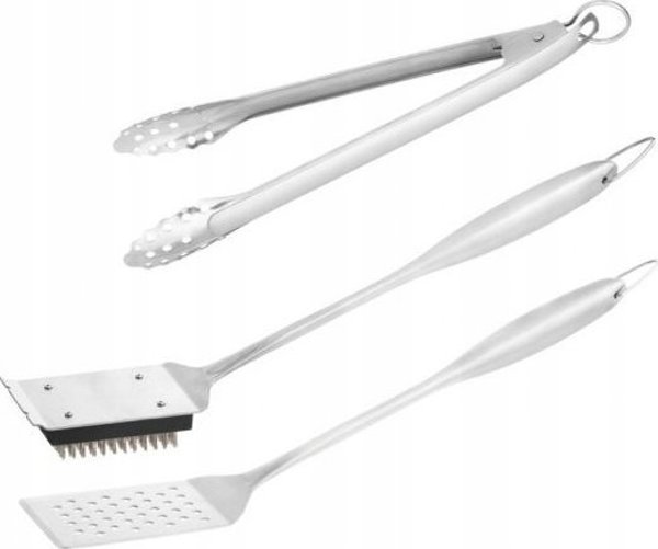 Mustang MUSTANG BBQ TOOLS 3PCS STAINLESS STEEL