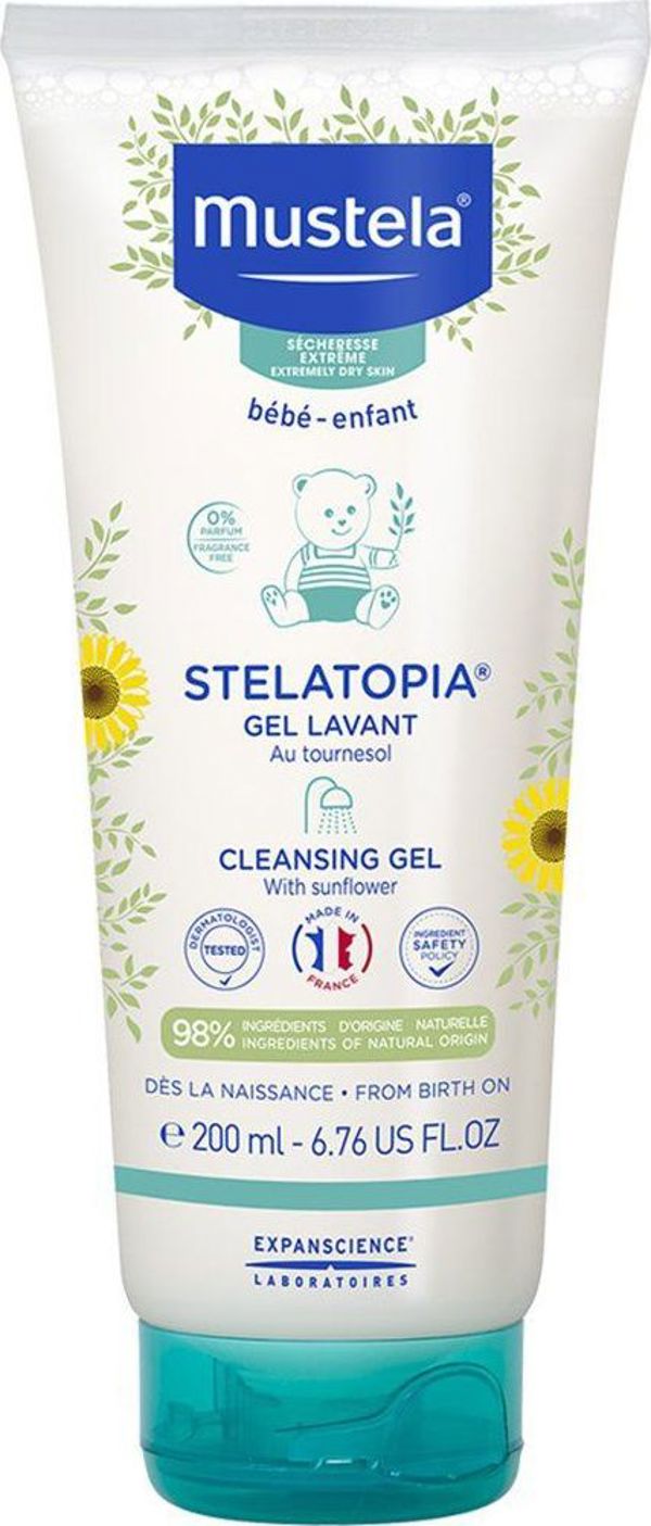 Mustela Mustela Bb Stelatopia Καθαριστικό Τζελ Ντους 200ml