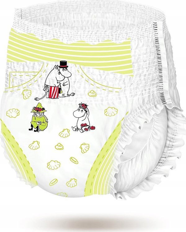 Muumi Baby, Οικολογικές πάνες-βρακάκια 5 (10-15kg), 54 τεμ. BIG PACK