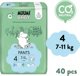 Muumi Baby, Οικολογικές πάνες-βρακάκια 4 (7-11kg), 40 τεμ.
