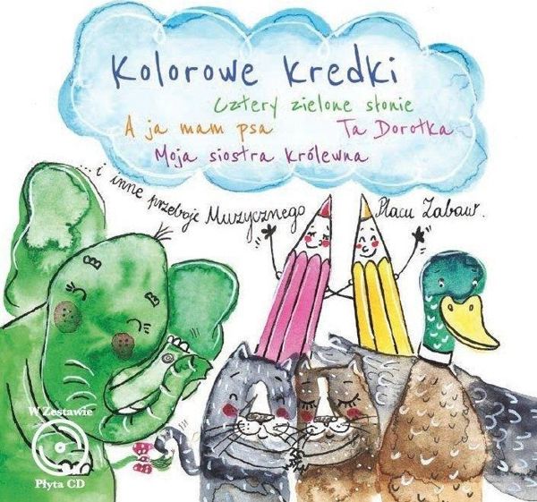Muzyczny plac zabaw. Kolorowe kredki +CD