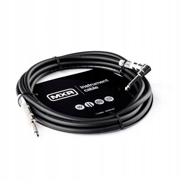 Καλώδιο οργάνου MXR Standard με γωνιακό σύνδεσμο 3m, μαύρο