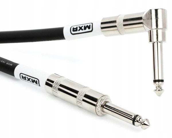 Καλώδιο οργάνου MXR Standard με γωνιακό σύνδεσμο 3m, μαύρο