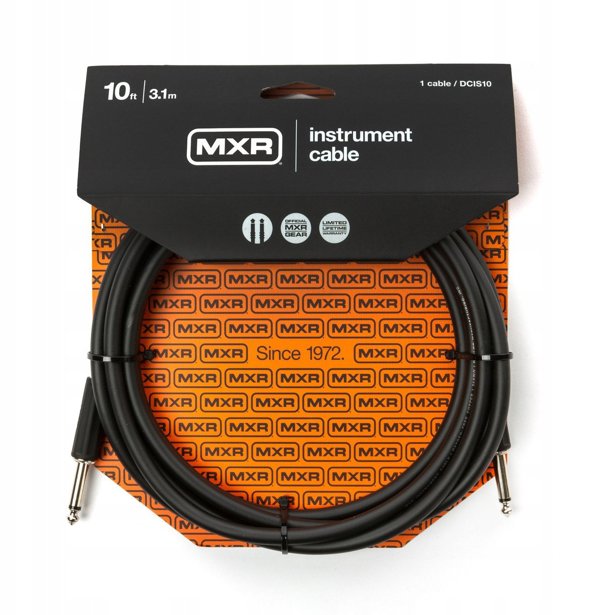Καλώδιο οργάνου MXR Standard με γωνιακό σύνδεσμο 3m, μαύρο