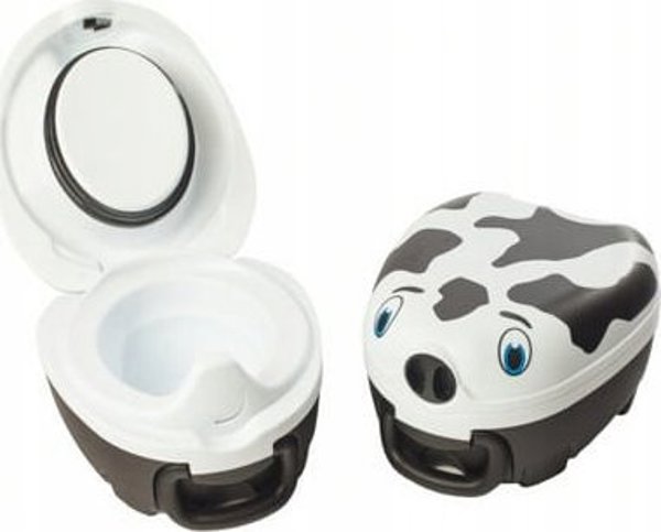 My Carry Potty przenosny nocnik Krowka czarno-bialy