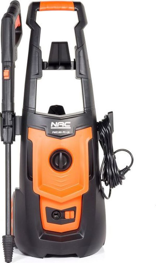 NAC Πλυστικό Μηχάνημα Υψηλής Πίεσης PWE180-PC-LN, 180bar, για Καθαρισμό Σπιτιού και Κήπου