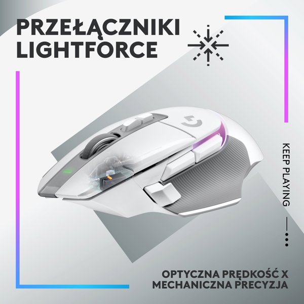 Logitech G502 X Plus Gaming Mouse - Ασύρματο Ποντίκι με Φωτισμό LIGHTSYNC RGB & Διακόπτες LIGHTFORCE (910-006171)