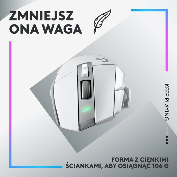 Logitech G502 X Plus Gaming Mouse - Ασύρματο Ποντίκι με Φωτισμό LIGHTSYNC RGB & Διακόπτες LIGHTFORCE (910-006171)