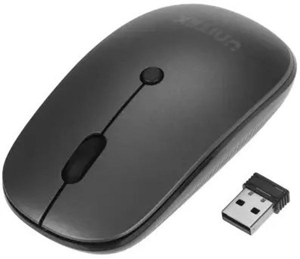 Unitek Ασύρματο Οπτικό Ποντίκι SlimTrack T060AGY01, 1600 DPI, 2.4 GHz, Γκρι
