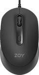 ZOY Ποντίκι ZMS08 Μαύρο - Ενσύρματο Optical Mouse
