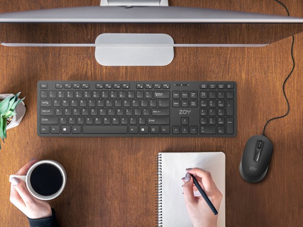 ZOY Ποντίκι ZMS08 Μαύρο - Ενσύρματο Optical Mouse