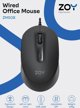 ZOY Ποντίκι ZMS08 Μαύρο - Ενσύρματο Optical Mouse