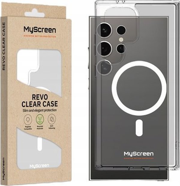 MyScreen Protector Θήκη για Samsung Galaxy S24 MyScreen REVO CLEAR CASE MagSafe