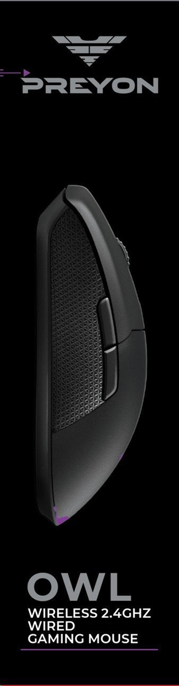 PREYON Owl Wireless Gaming Mouse - Ασύρματο Ποντίκι Gaming (POW35B)