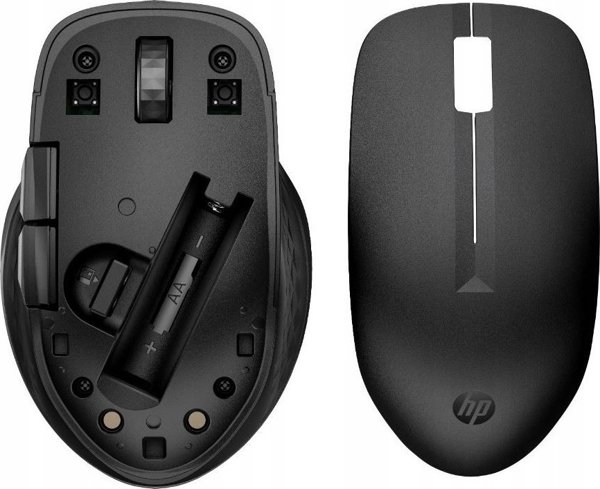 HP 435 Multi-Device Ασύρματο Ποντίκι, Εργονομικό, Μαύρο