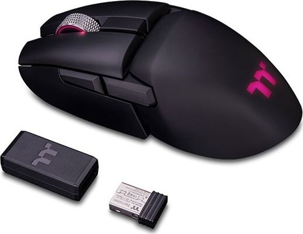 Thermaltake Argent M5 Wireless Gaming Ποντίκι, RGB, 16000 DPI, PixArt PMW-3335, Μαύρο