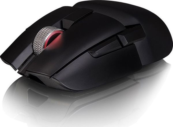 Thermaltake Argent M5 Wireless Gaming Ποντίκι, RGB, 16000 DPI, PixArt PMW-3335, Μαύρο