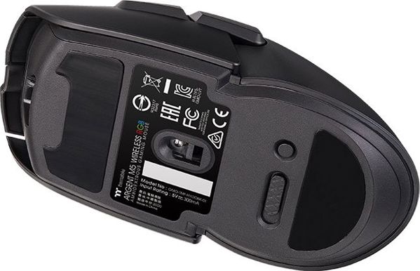 Thermaltake Argent M5 Wireless Gaming Ποντίκι, RGB, 16000 DPI, PixArt PMW-3335, Μαύρο