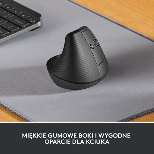 Logitech Lift Graphite Ποντίκι & Ergo K860 Ασύρματο Πληκτρολόγιο - Σετ Εργονομίας