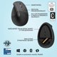 Logitech Lift Graphite Ποντίκι & Ergo K860 Ασύρματο Πληκτρολόγιο - Σετ Εργονομίας