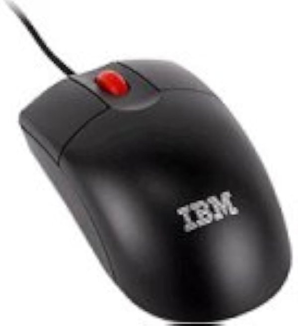 IBM ThinkPlus Οπτικό Ποντίκι USB, Ενσύρματο, Μαύρο
