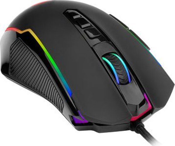 Redragon M910 Ranger Gaming Ποντίκι, RGB Φωτισμός, Αισθητήρας PixArt PMW3104, Εργονομικός Σχεδιασμός, Μαύρο