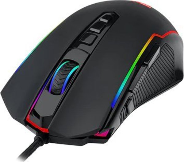 Redragon M910 Ranger Gaming Ποντίκι, RGB Φωτισμός, Αισθητήρας PixArt PMW3104, Εργονομικός Σχεδιασμός, Μαύρο