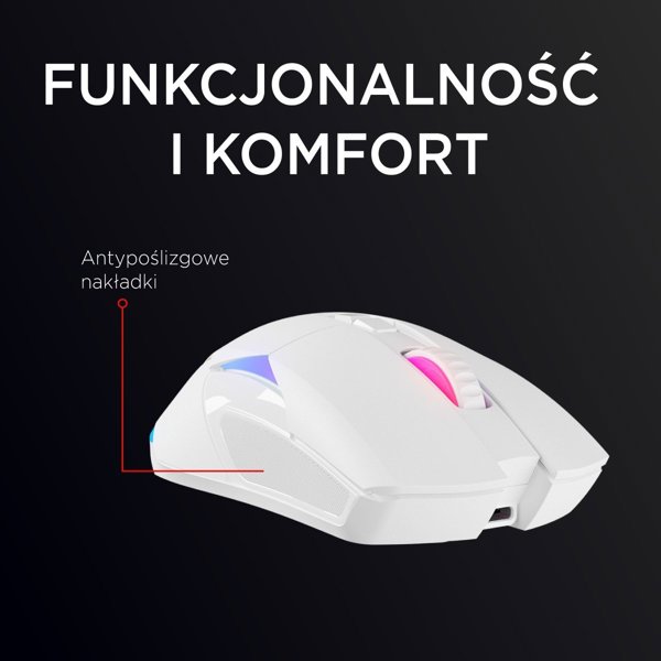 Mysz Rampage Nova M4  (NOVA M4-WHITE)