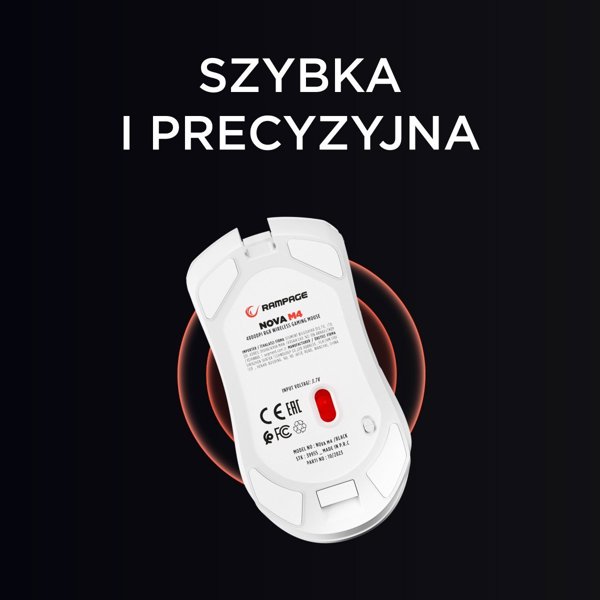 Mysz Rampage Nova M4  (NOVA M4-WHITE)
