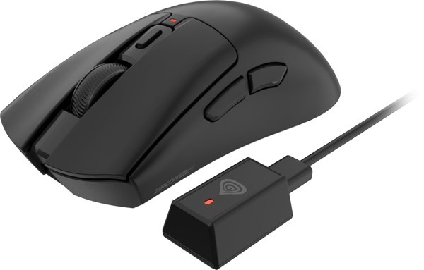 Genesis Zircon 880 Pro Gaming Ασύρματο Ποντίκι 30000DPI - Μαύρο