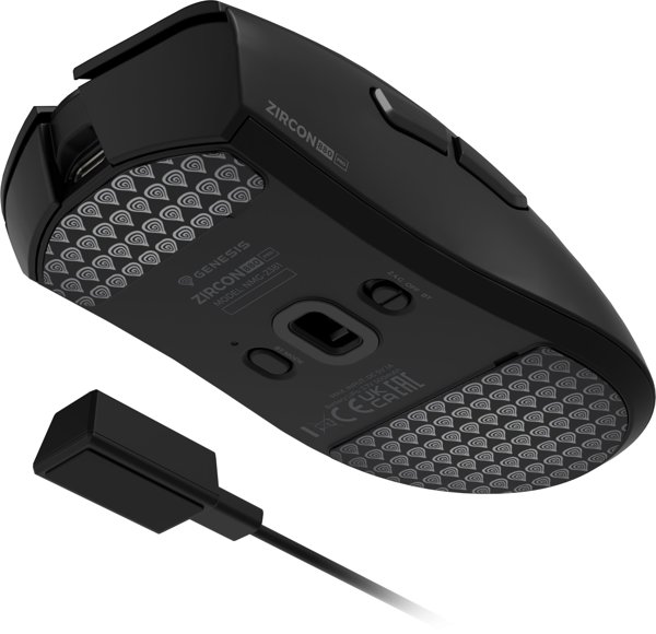 Genesis Zircon 880 Pro Gaming Ασύρματο Ποντίκι 30000DPI - Μαύρο