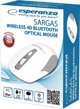 Esperanza Sargas EM130W Ασύρματο Bluetooth Ποντίκι 4D, Λευκό