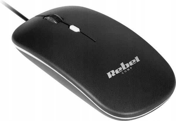 Rebel Comp Ποντίκι WDM210, Ενσύρματο Optical Mouse, Μαύρο