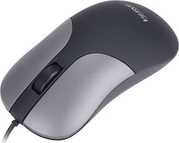 Marvo DMS002GY Ενσύρματο Ποντίκι Υπολογιστή, Συμμετρικός Σχεδιασμός, Γκρι