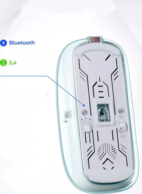 Ασύρματο ποντίκι Defender IXES MM-999 οπτικό 2400dpi 2.4GHz + Bluetooth ΜΠΑΤΑΡΙΑ αθόρυβο silent