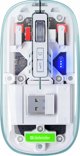 Ασύρματο ποντίκι Defender IXES MM-999 οπτικό 2400dpi 2.4GHz + Bluetooth ΜΠΑΤΑΡΙΑ αθόρυβο silent