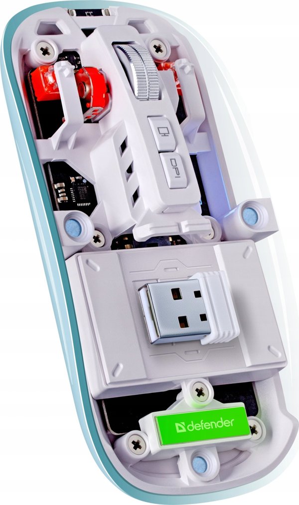 Ασύρματο ποντίκι Defender IXES MM-999 οπτικό 2400dpi 2.4GHz + Bluetooth ΜΠΑΤΑΡΙΑ αθόρυβο silent